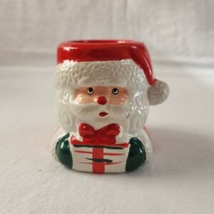 Santa Claus Figurine Candle Holder